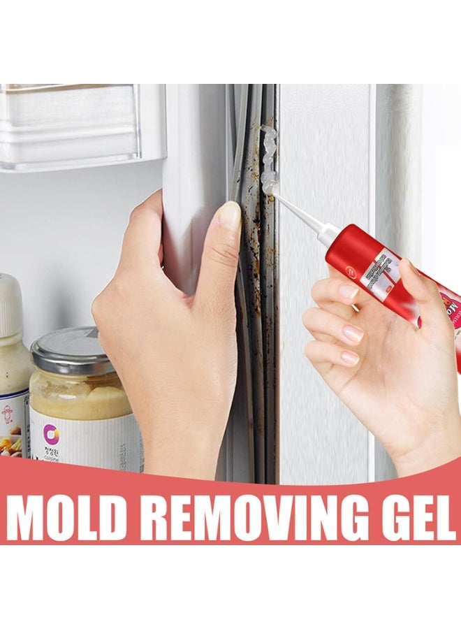 مزيل العفن جل 120 جرام – زجاجة قابلة للضغط لتطبيق سهل، مزيل فعال للعفن والبقع في المطابخ والحمامات والأحواض والشرفات وإطارات النوافذ، جل سميك لا يتدفق على الأسطح العمودية والمائلة، تركيبة يابانية عالية الجودة، آمن وسهل الاستخدام، فعال على البلاط والجص والأثاث والزوايا الصعبة - Image 2